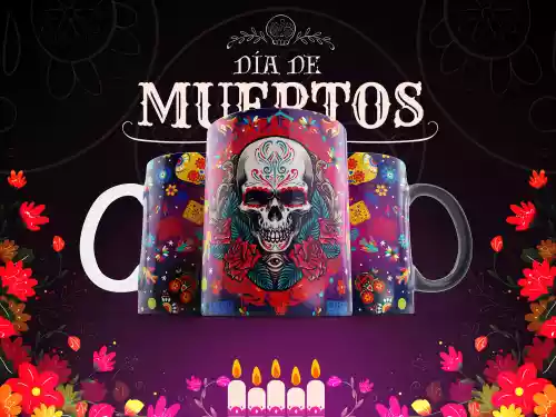 vectores plantilas DÍA DE MUERTOS,FESTEJO,